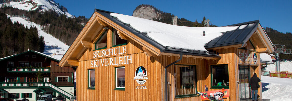 Franz und Herbert Loitzl im Shop von Snow & Mountain Sports